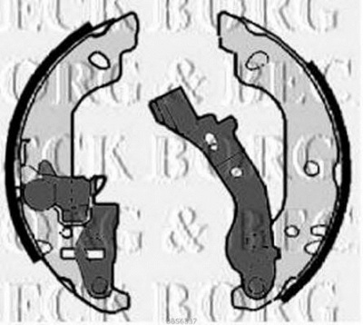 BORG & BECK bbs6337 -  Комплект тормозных колодок
